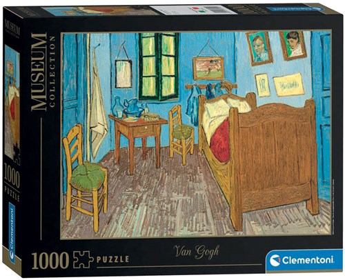 Clementoni puzzel 1000 MUSEUM CHAMBRE ARLES V.GOGH