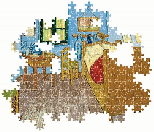 Clementoni puzzel 1000 MUSEUM CHAMBRE ARLES V.GOGH-3