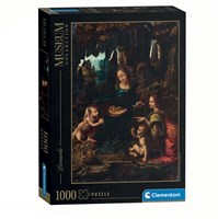 Clementoni puzzel 1000 MUSEUM LOUVRE LEONARDO, "THE VI