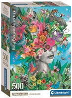 Clementoni puzzle 500 pieces Head in the Jungle compact box