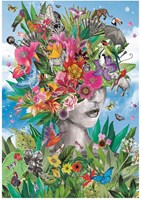 Clementoni puzzle 500 pieces Head in the Jungle compact box-2