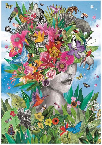 Clementoni puzzle 500 pieces Head in the Jungle compact box-2