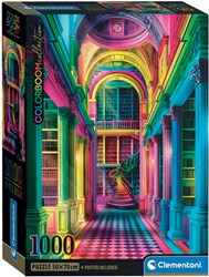 Clementoni puzzle 1000 pieces Colorboom Athenaeum compact box