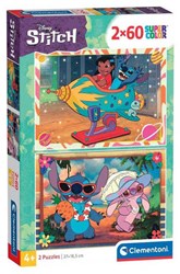 Clementoni puzzle Stitch - 2x60 pieces - kids jigsaw cardboard