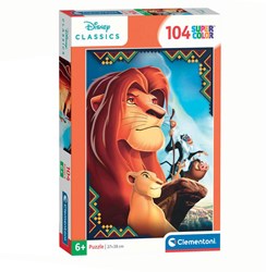 Clementoni puzzle Disney Lion King - 104 pieces - kids cardboard jigsaw