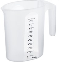 Rotho measuring jug TOPLINE 1 litre transparent plastic kitchen jug