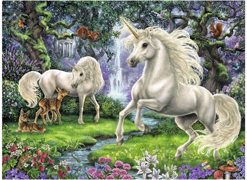 Ravensburger puzzle Mysterious Unicorns - XXL jigsaw puzzle 200 pieces fantasy-2
