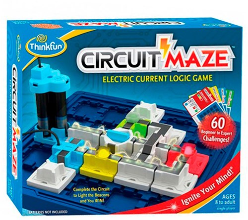 Circuit Maze logic puzzle educational game - STEM electronics toy