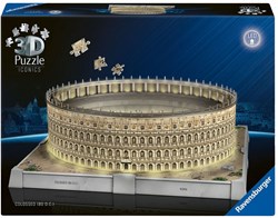 Ravensburger 3D Puzzle Colosseum Rome with Light - 291 Pieces