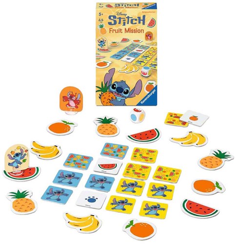 Ravensburger game Stitch fruit mission pocket - travel game for kids-2