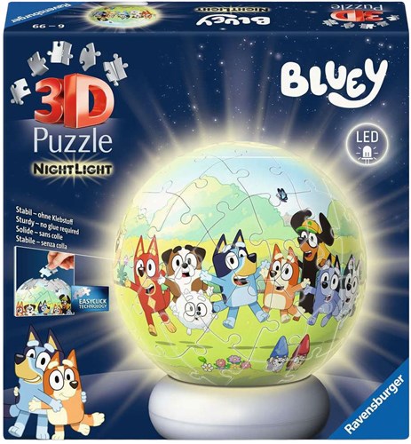 Ravensburger 3D puzzle night lamp Bluey - atmospheric kids toy