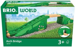 Brio wooden railway arch bridge - toy bridge for train set