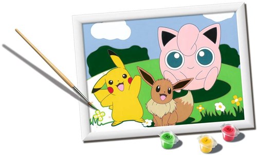 Ravensburger paint by numbers - Pokemon Classics painting set-3