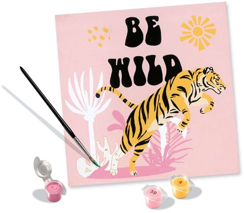 Paint by Numbers Be Wild creative painting kit for adults-3