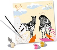 Paint by Numbers Zebra painting kit creative animal artwork-3