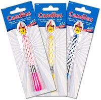 Folat birthday candle with music - colorful party candle