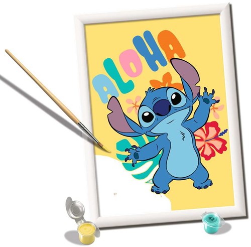 Ravensburger paint by numbers Disney Stitch - CreArt set for kids-3