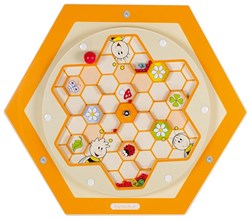 Beleduc wall game beehive pollen wooden play element educational