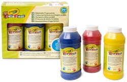Crayola finger paint set - primary colors - 3 bottles 237 ml