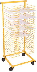 Eduplay paper drying rack yellow - sturdy metal art drying rack