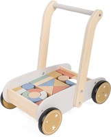 Atan wooden blocks walker - activity toy for toddlers