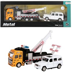 Toi-Toys tow truck toy car with pull back function - car