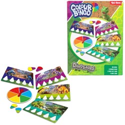Toi-Toys bingo game dinosaur colorful cardboard plastic kids