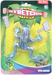 Toi-Toys stretchable frog or lizard toy metallic colors