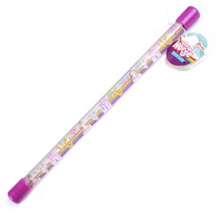 Toi-Toys glitter baton unicorn purple 31 cm twirling toy