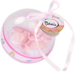 Baby doll toy Baby Beau in ball 12cm pink blue girls
