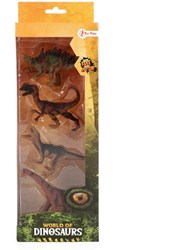 Dinosaur Toy Set - World of Dinosaurs - 4 realistic dino figures