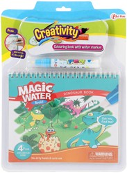 Coloring with water Dino book 46845B