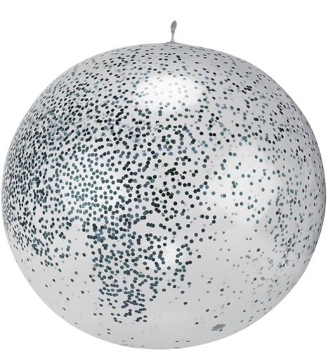 Toi-Toys inflatable glitter balloon 60cm - party decoration toy-3