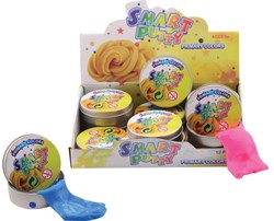 Johntoy smart putty toy in metal tin multi color