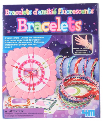 4M friendship bracelet glowing - craft kit for kids