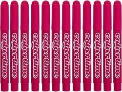 Creativ Company pink jumbo markers - 12 pieces - kids felt tip pens