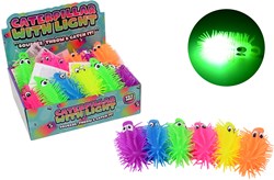 Johntoy toy caterpillar with light 12 cm - interactive kids toy