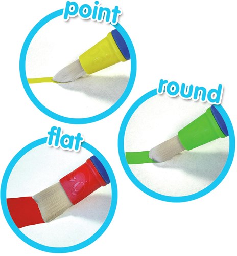 Ses baby brushes safe painting brushes for toddlers and kids-3