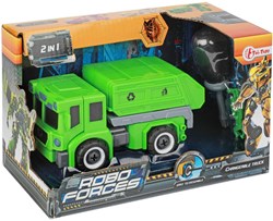 Transforming robot garbage truck toy robot action figure city life