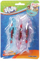 Dive fish shark toy set - colorful underwater fun 3 pieces