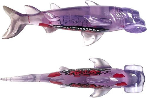 Dive fish shark toy set - colorful underwater fun 3 pieces-2