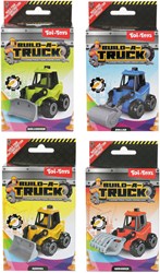 Toi-Toys construction vehicle building set with screwdriver for kids