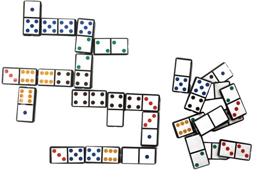 Toi-Toys domino game for kids - educational toy - color and number-2