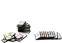 Toi-Toys domino game for kids - educational toy - color and number-3