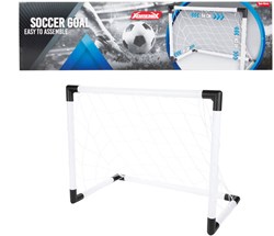 Football Goal with Net plastic white 64x49x35cm for kids