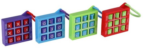 Toi-Toys keychain Tic Tac Toe game - compact travel game for kids