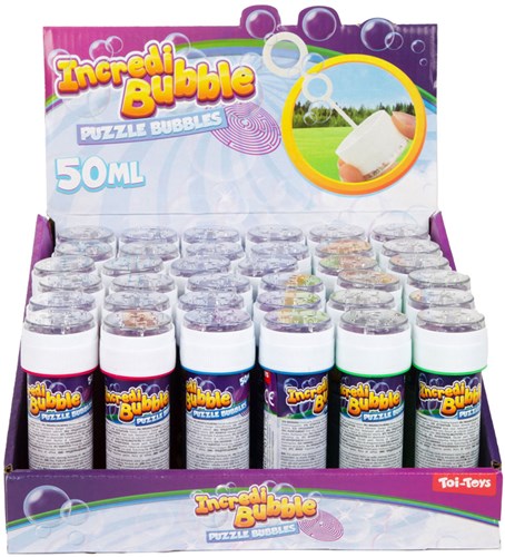 36 bubble blowing bottles with patience game 61026ZD