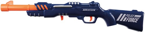 Toi-Toys police toy gun with foam darts - blue - 61 cm-3