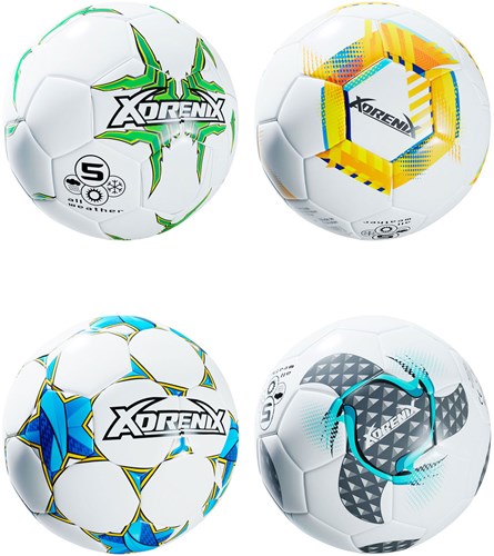 Adrenix football Hybrid Tech 23cm - colorful football synthetic leather