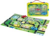 Turbo Racers Verzamelkoffer met Auto's en Speelkleed, 6dlg.-2